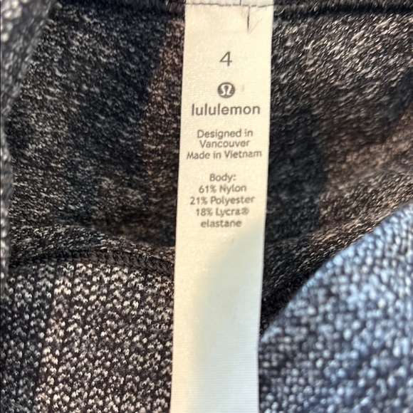 Lululemon Athletica Wunder Under 20” Heathered Grey Leggings - Picture 7 of 8